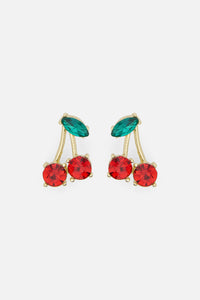 Princess Highway - Cherry Earrings - gold