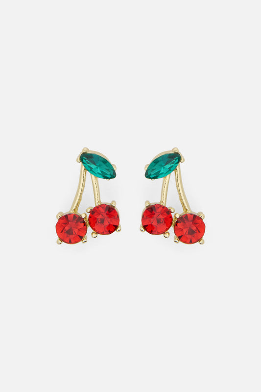 Princess Highway - Cherry Earrings - gold