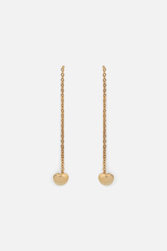 Princess Highway - Heart Drop Earrings - gold