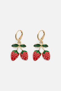 Princess Highway - Strawberry Sleeper Earrings - gold