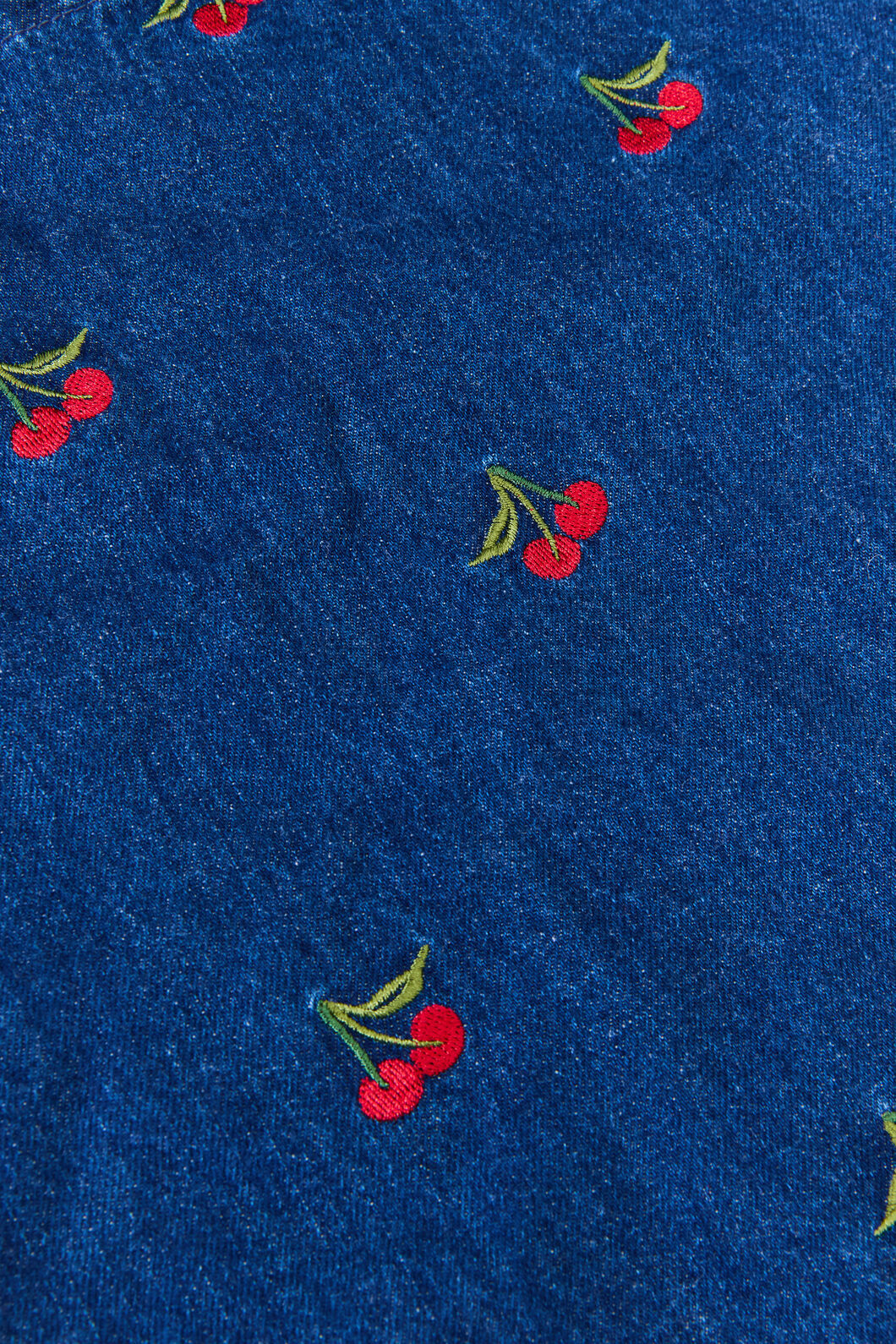 Princess Highway - Cherry Denim Tote - blue
