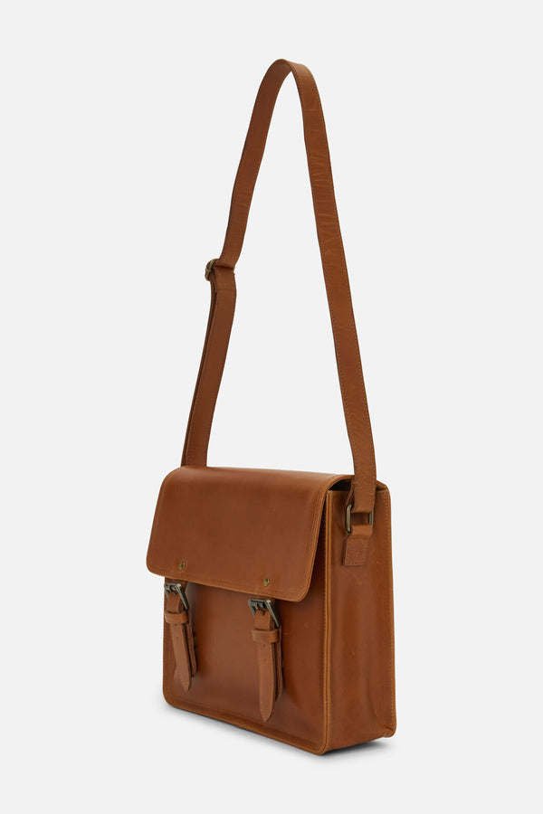 Princess Highway - Leather Satchel - tan