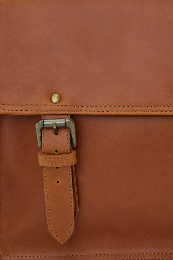 Princess Highway - Leather Satchel - tan