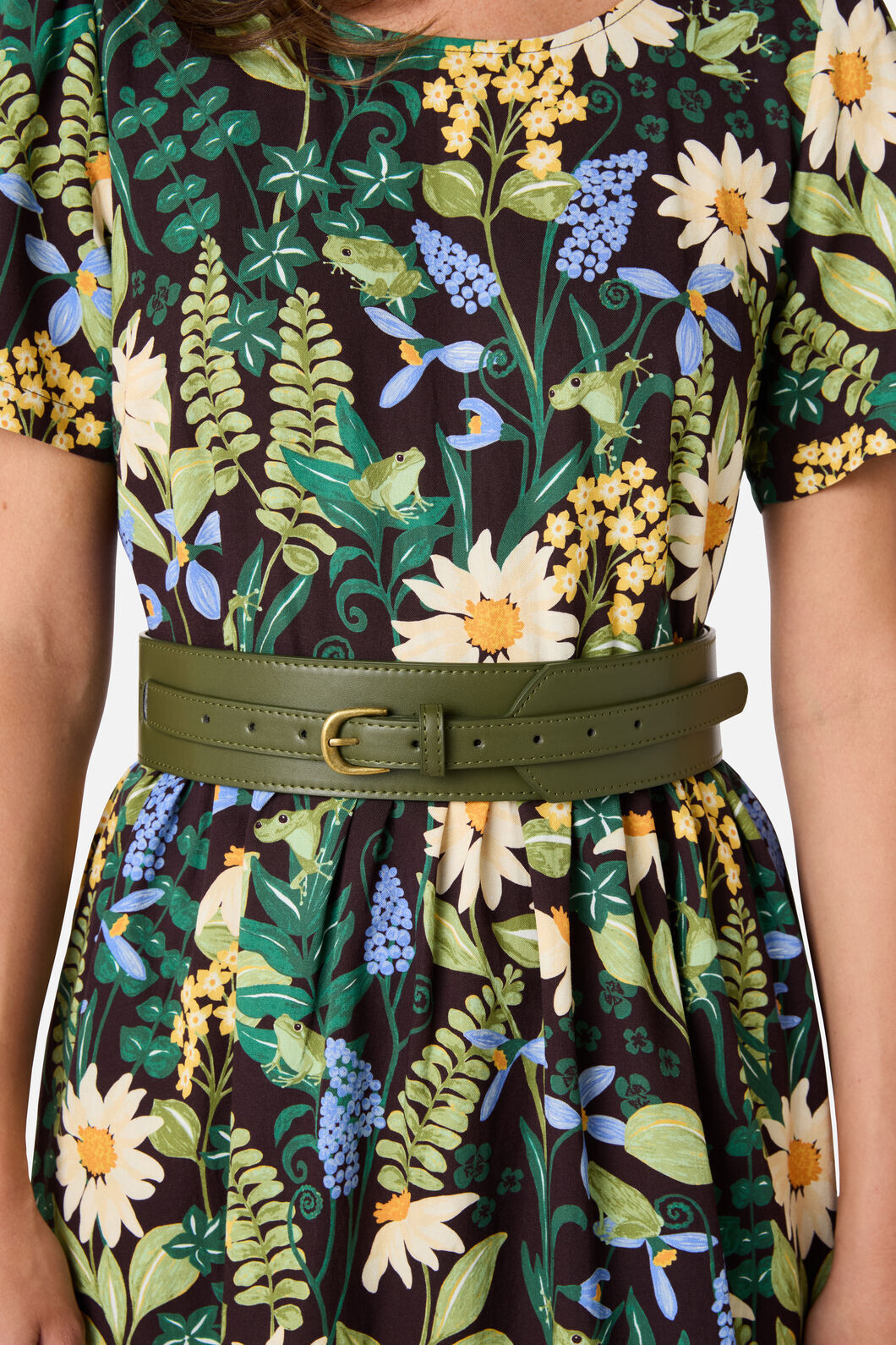 Princess Highway - Buckle Waist Belt - olive