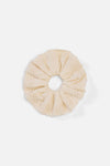 Princess Highway - Broderie Anglaise Wide Scrunchie - cream