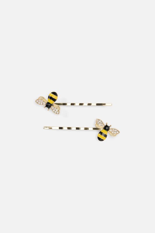 Princess Highway - Bee Hair Clip Set - gold