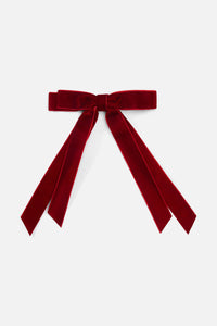 Princess Highway - Red Velvet Slide Hair Clip - red