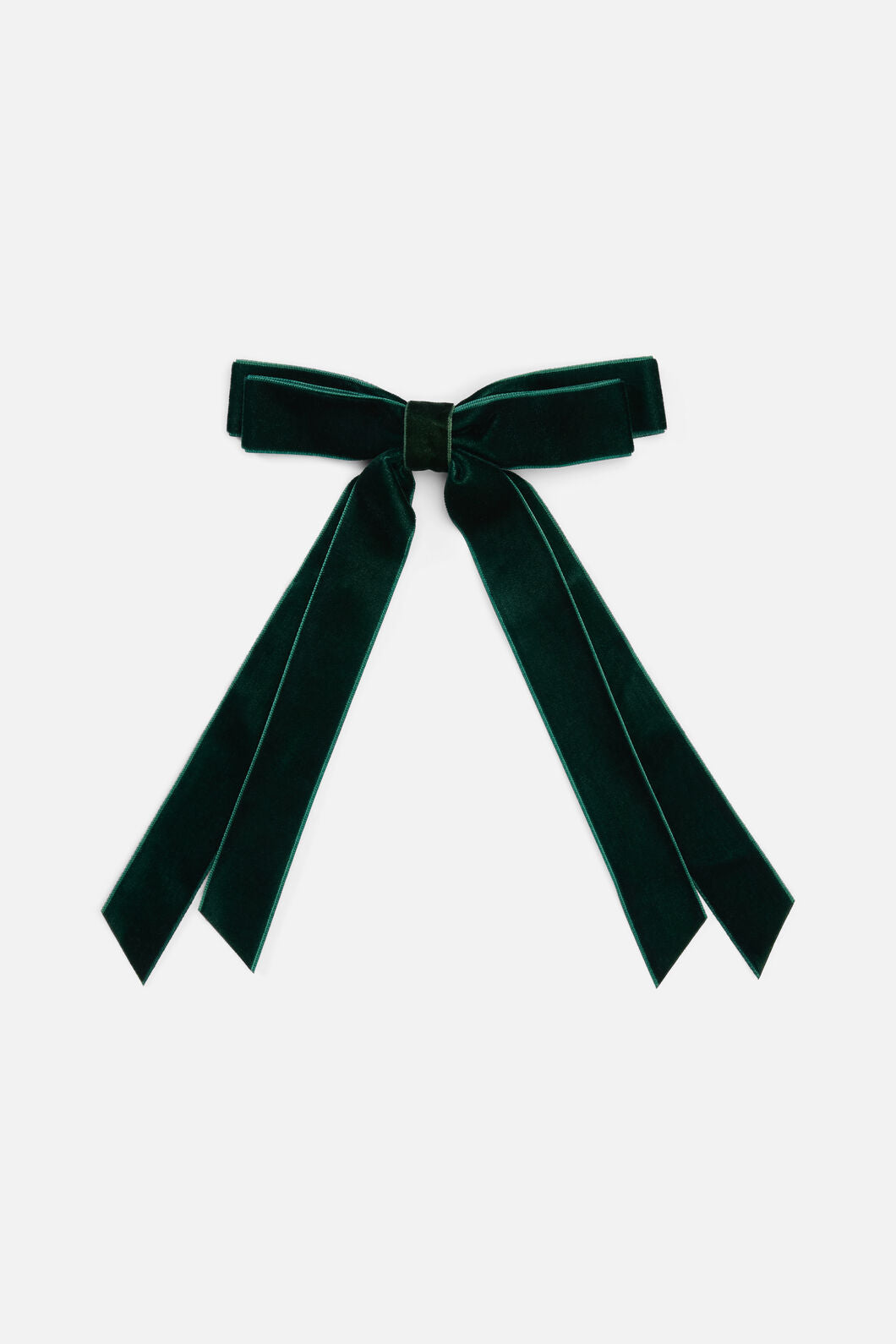 Princess Highway - Olive Velvet Slide Hair Clip - olive