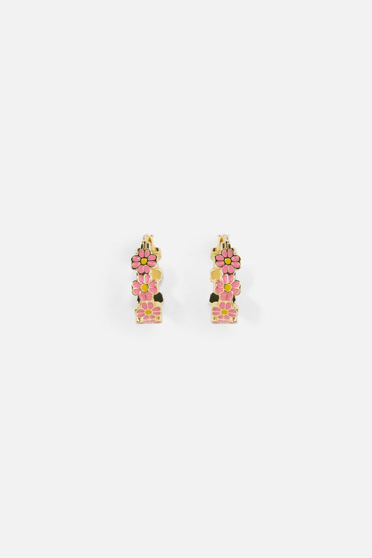 Princess Highway - Daisy Sleeper Earrings - pink