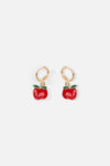 Princess Highway - Apple Sleeper Earrings - red