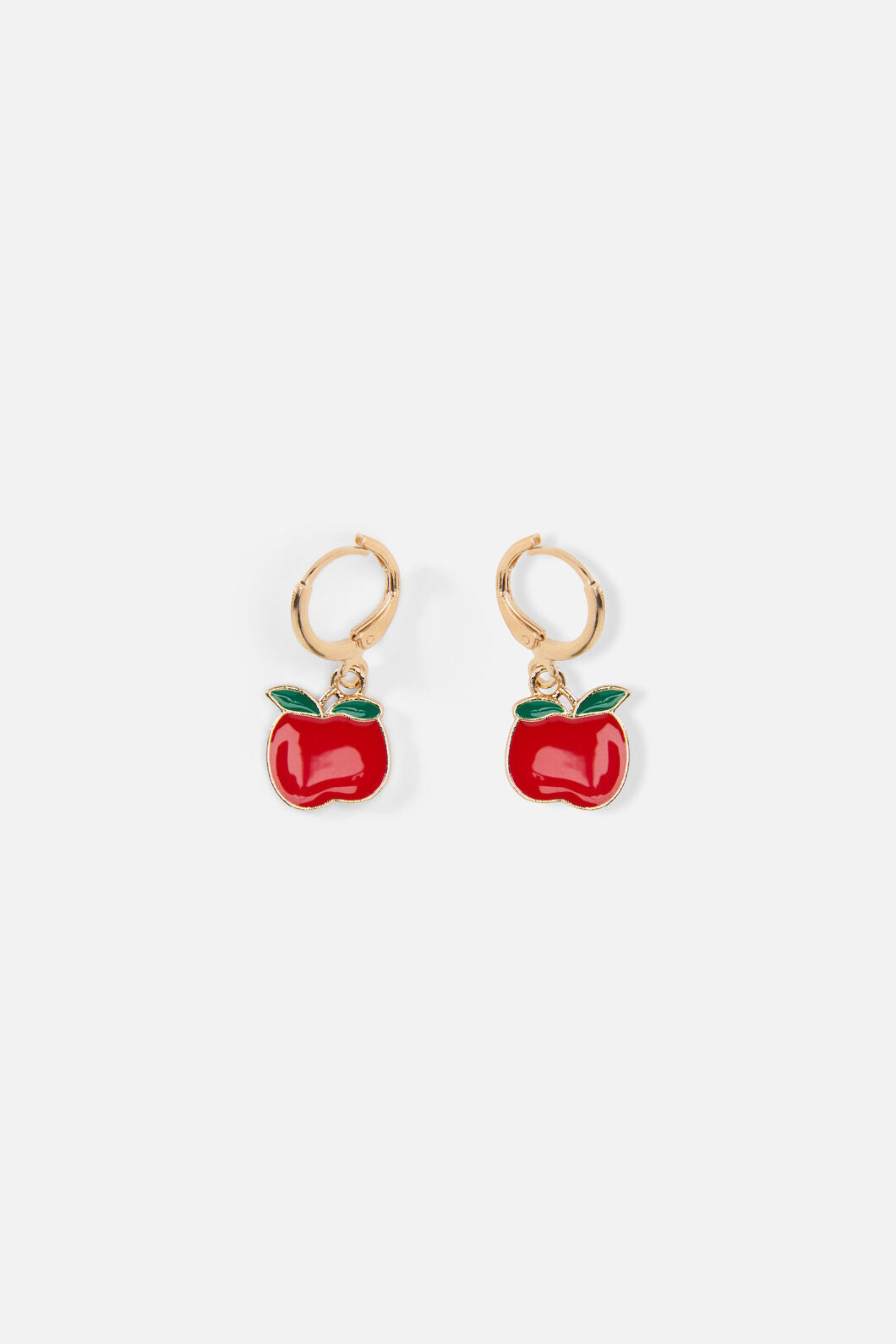 Princess Highway - Apple Sleeper Earrings - red