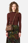 Princess Highway - Embroidered Garden Bag - chocolate