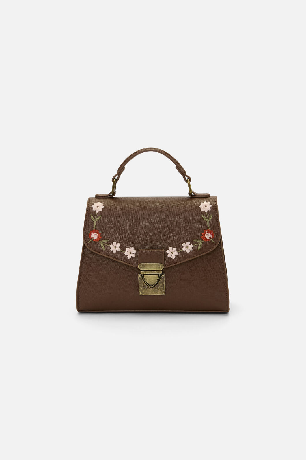 Princess Highway - Embroidered Garden Bag - chocolate