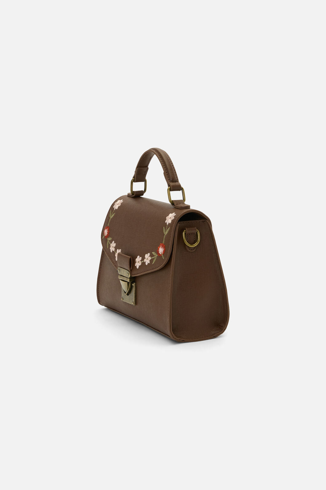 Princess Highway - Embroidered Garden Bag - chocolate