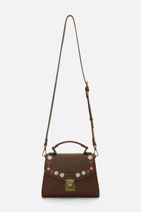 Princess Highway - Embroidered Garden Bag - chocolate