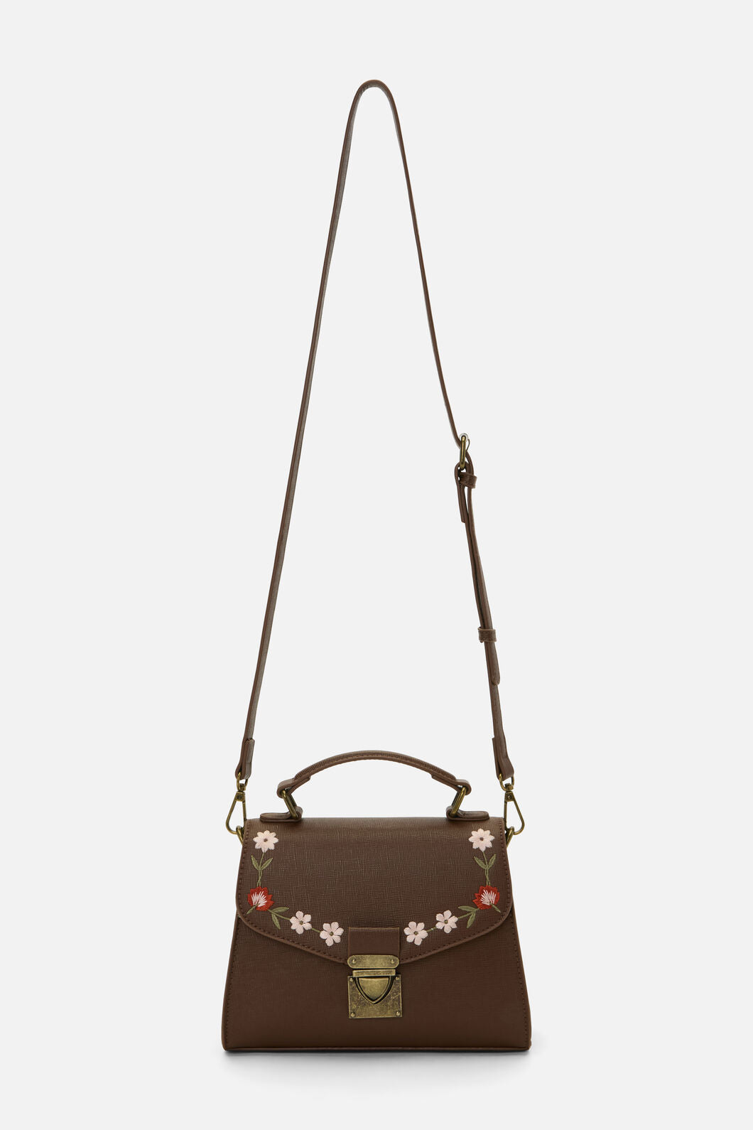 Princess Highway - Embroidered Garden Bag - chocolate