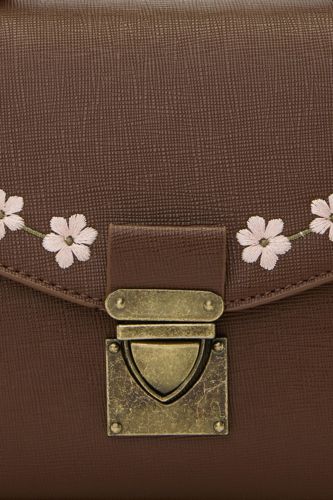 Princess Highway - Embroidered Garden Bag - chocolate