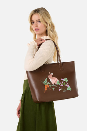 Princess Highway - Lola Rabbit Tote - chocolate
