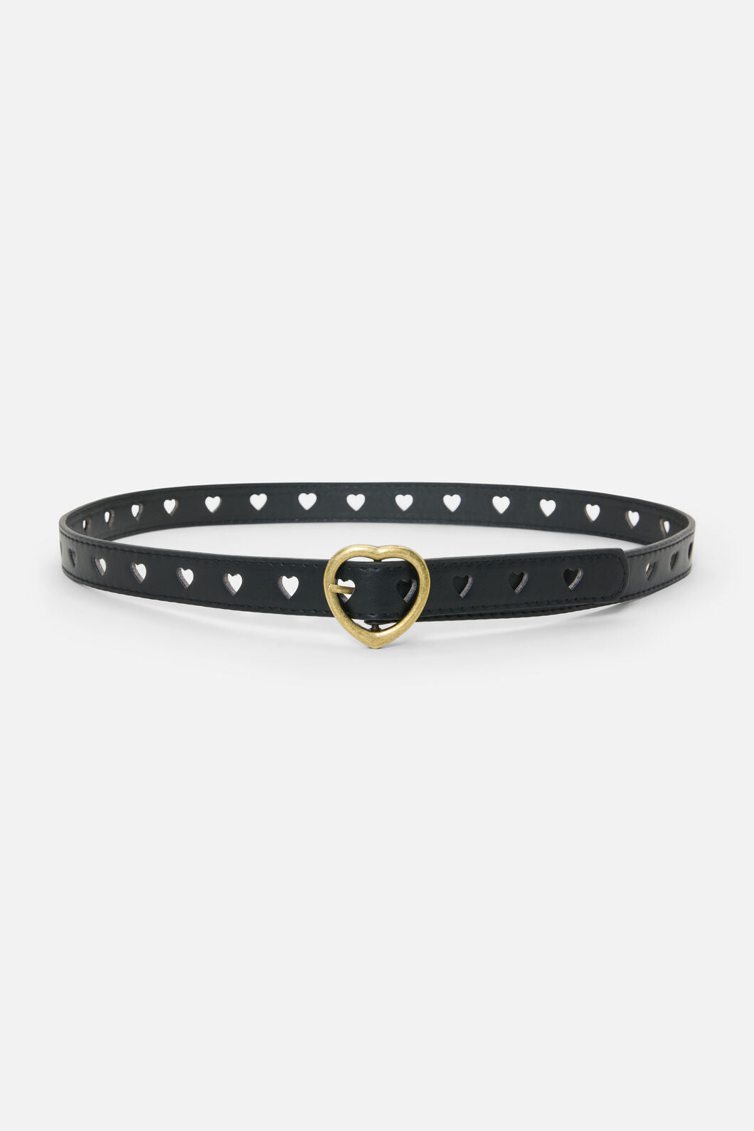 Princess Highway - Black Heart Buckle Belt - black