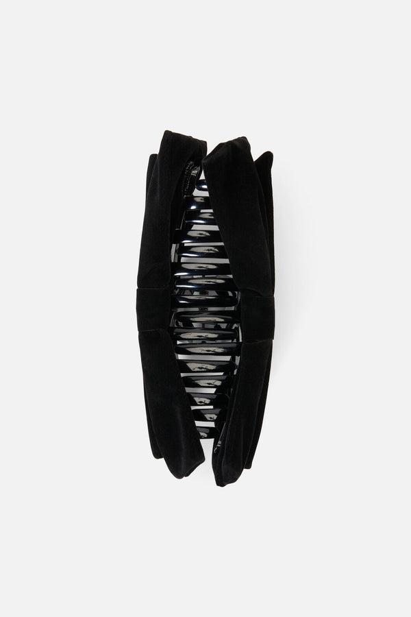 Princess Highway - Black Velvet Claw Clip - black
