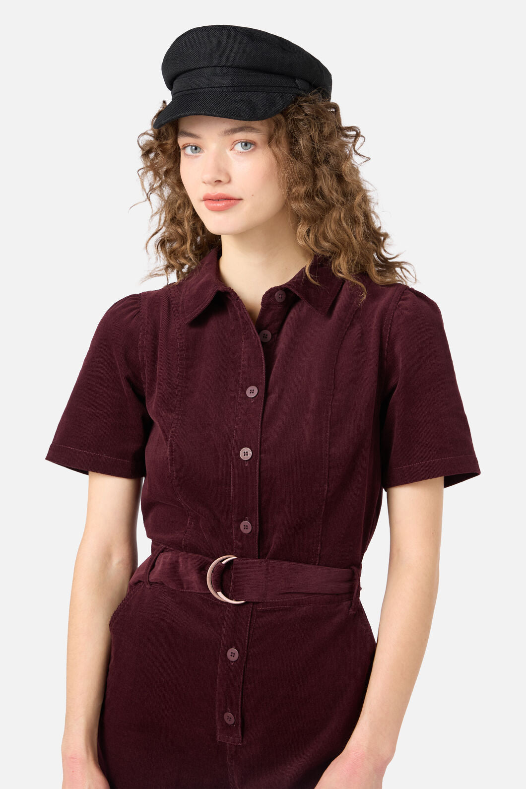 Princess Highway - Black Button Page Hat - black