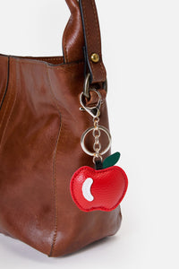 Princess Highway - Apple PU Bag Charm - red