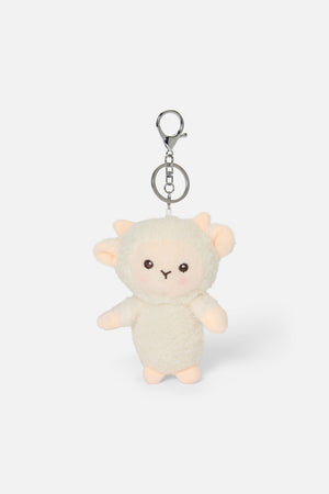 Princess Highway - Sheep Plush Bag Charm - white