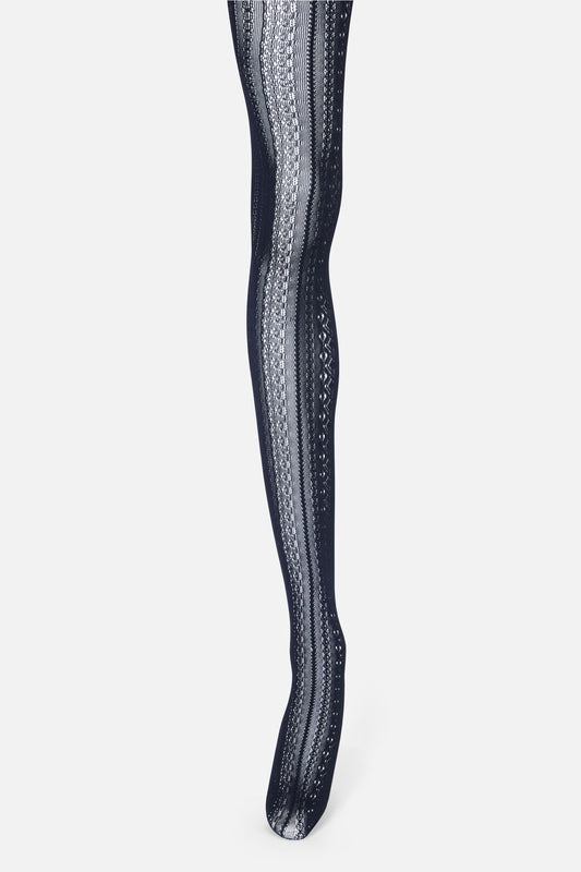 Princess Highway - Black Lacey Tights - black