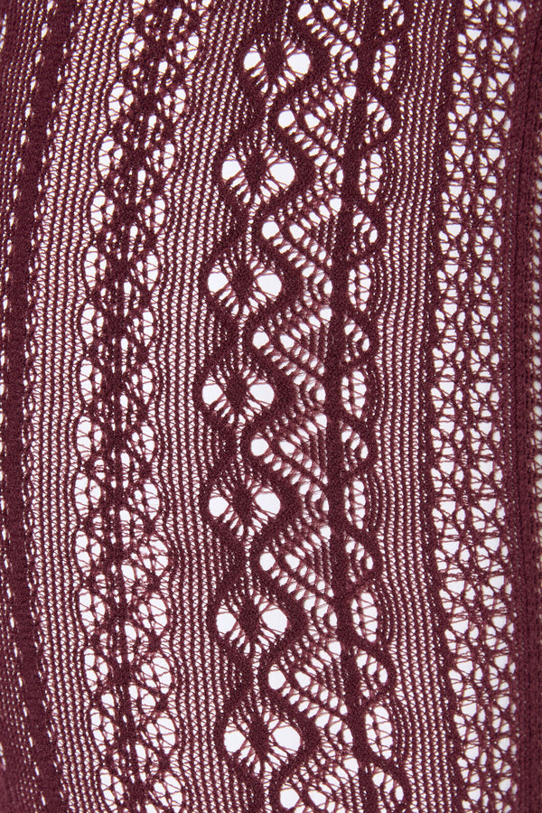 Princess Highway - Plum Lacey Tights - plum