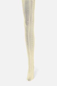 Princess Highway - Cream Lacey Tights - cream