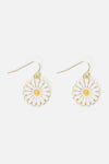 Princess Highway - Daisy Drop Earrings - white