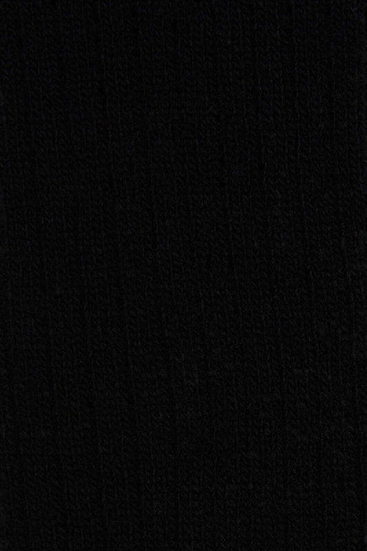 Princess Highway - Black Long Rib Sock - black
