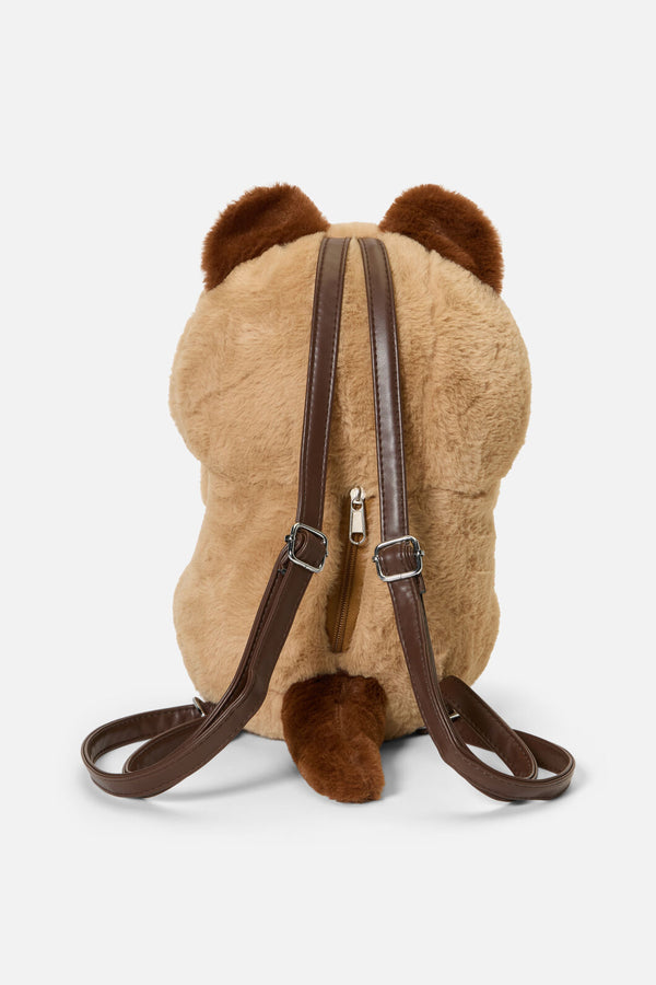Princess Highway - Plush Quokka Backpack - tan