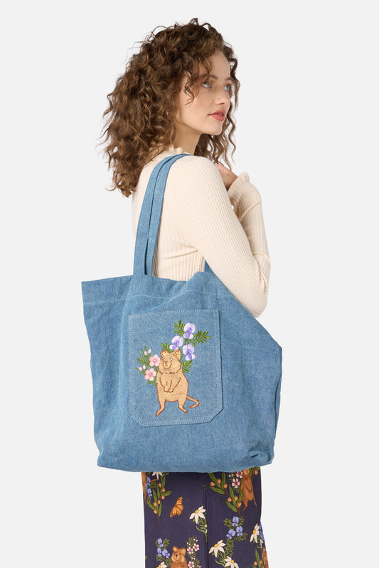 Princess Highway - Quokka Denim Tote - denim