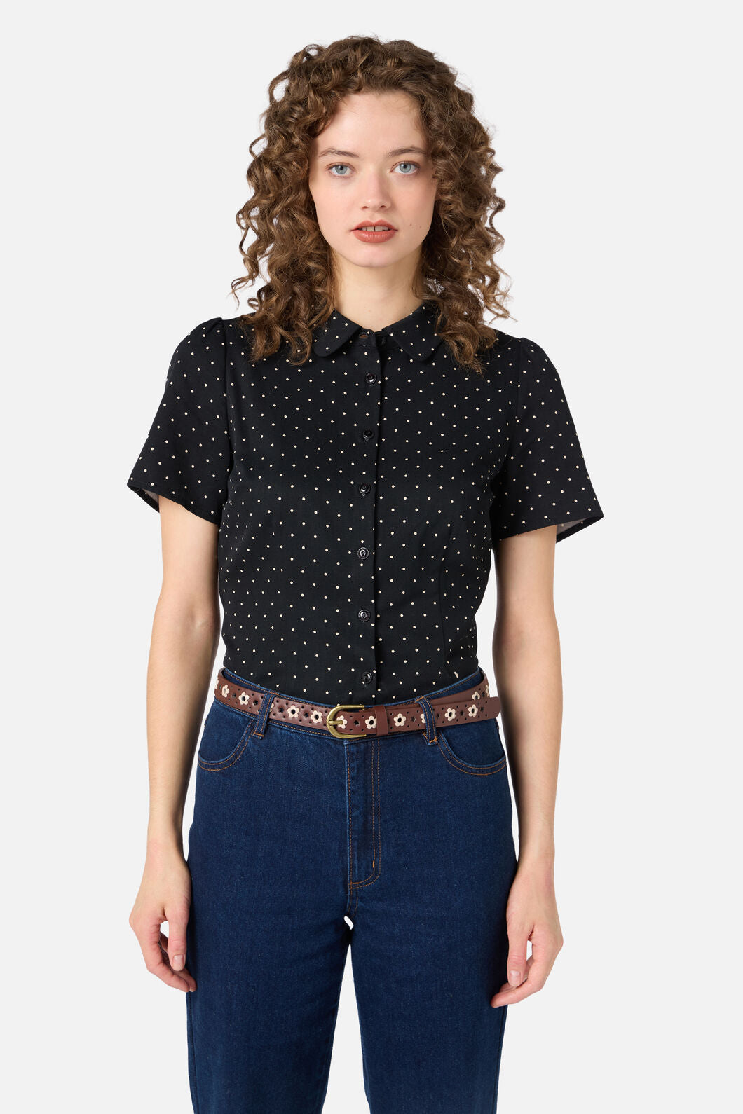 Princess Highway - Chocolate Daisy Belt - chocolate