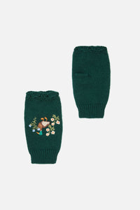Princess Highway - Duck Embroidered Gloves - green