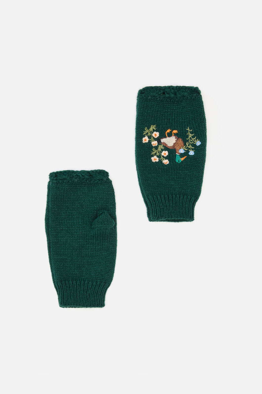 Princess Highway - Duck Embroidered Gloves - green