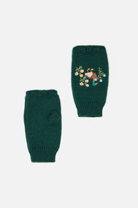 Princess Highway - Duck Embroidered Gloves - green