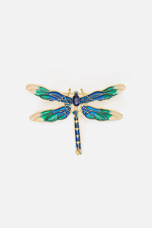 Princess Highway - Dragonfly Sparkle Brooch - multi