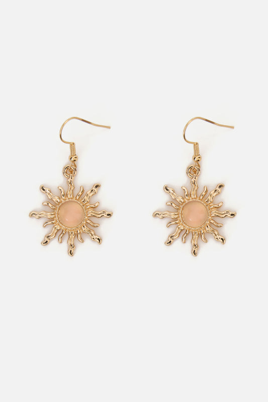 Princess Highway - Peach Sun Earrings - gold