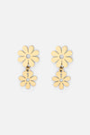 Princess Highway - Sixties Daisy Earrings - gold