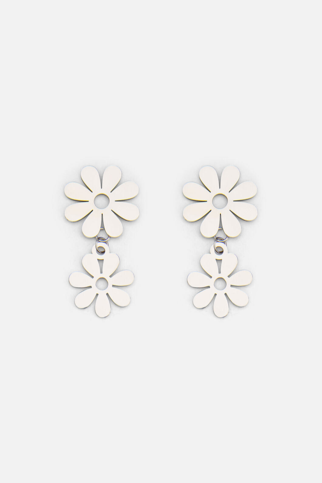 Princess Highway - Sixties Daisy Earrings - silver