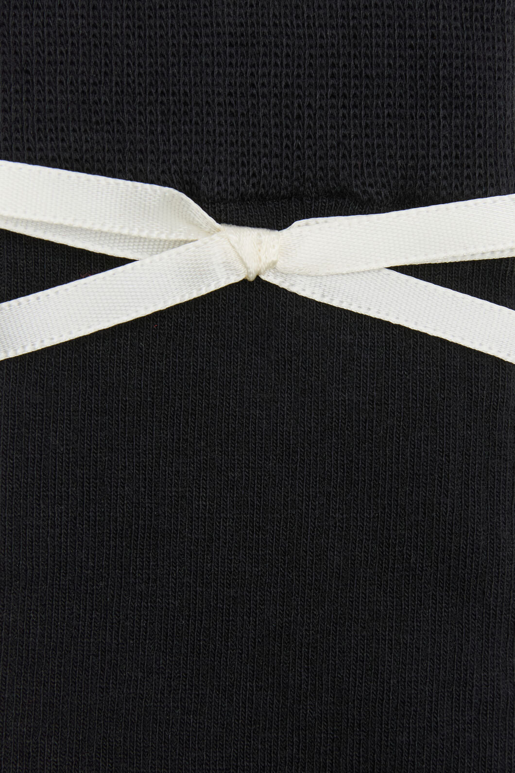 Princess Highway - Black Knee High Bow Sock - black
