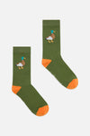 Princess Highway - Duck Sock - green