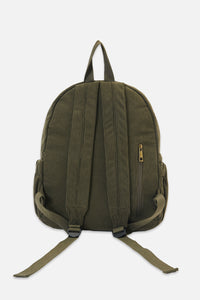 Princess Highway - Fox Embroidered Cord Backpack - green