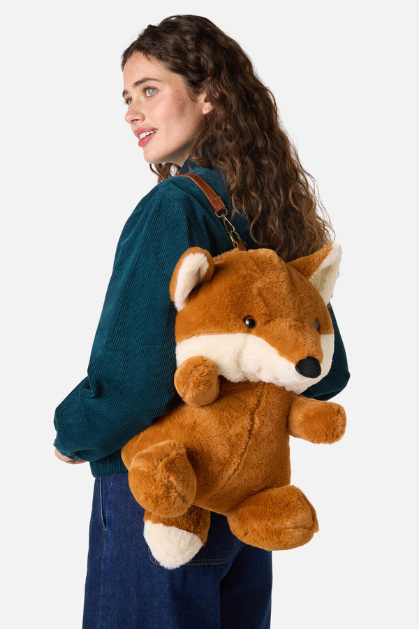 Princess Highway - Plush Fox Backpack - tan