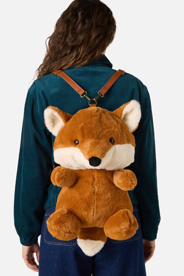 Princess Highway - Plush Fox Backpack - tan