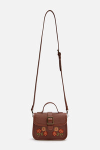 Princess Highway - Winter Floral Bag - chocolate