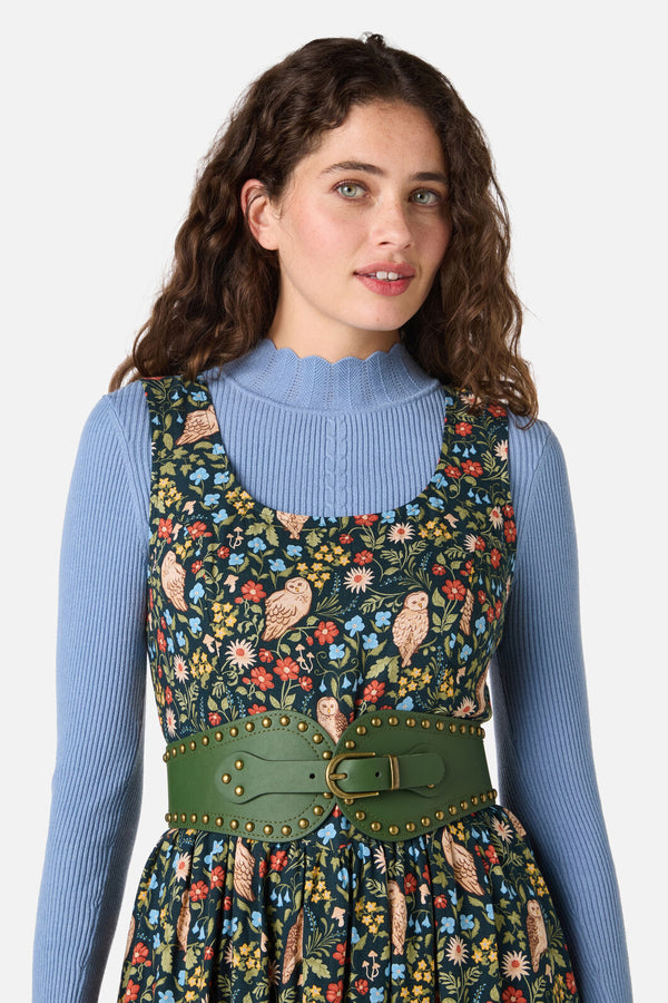 Princess Highway - Stud Waist Belt - olive