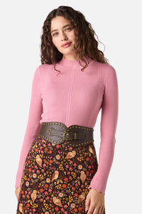 Princess Highway - Stud Waist Belt - chocolate